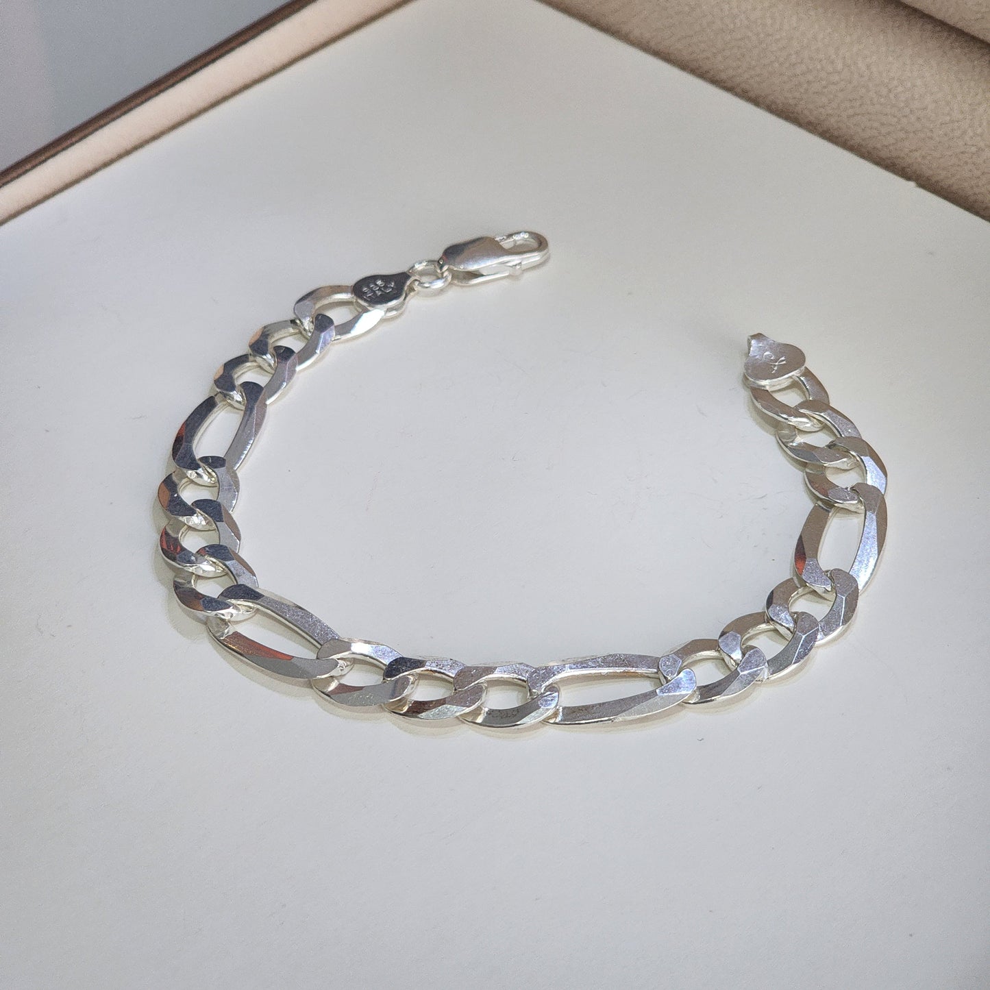 Brazalete Plata Eslabones Grande