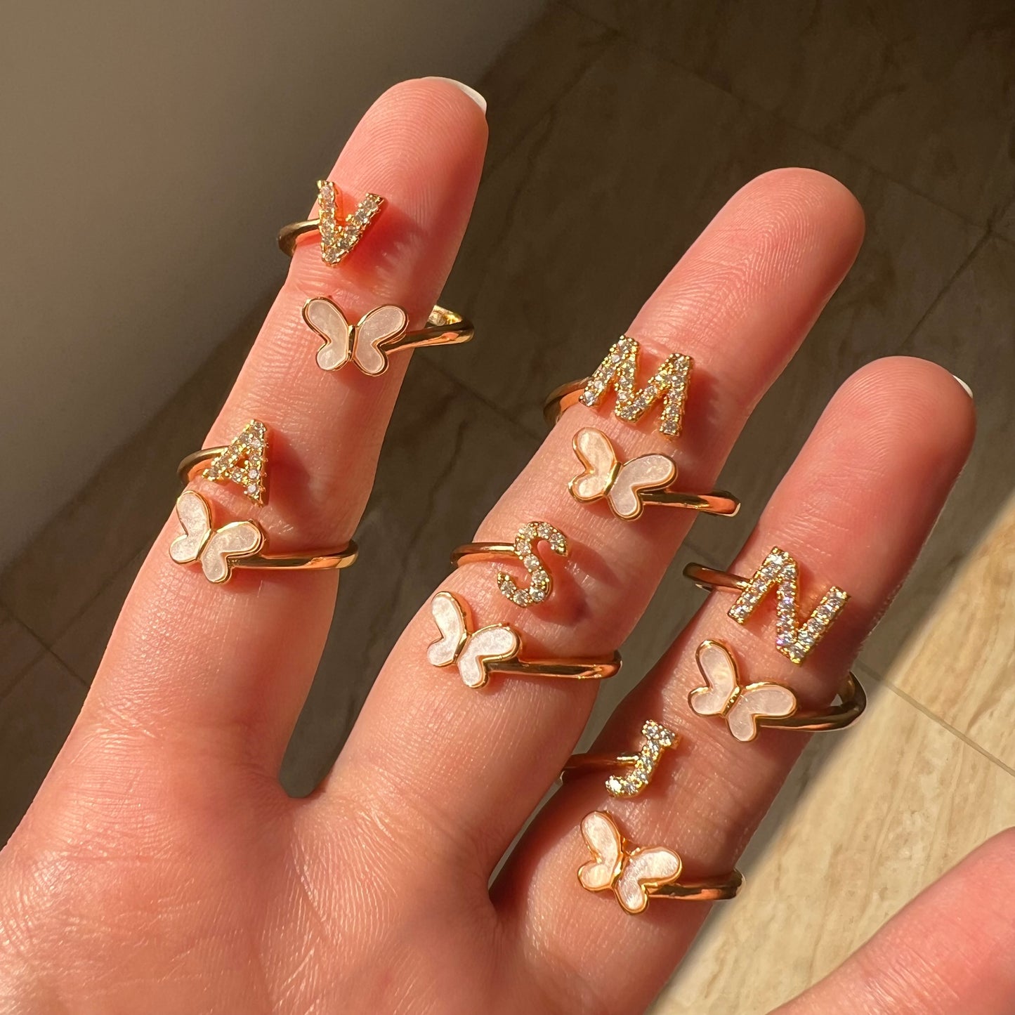 Anillos de Letras de Goldfield