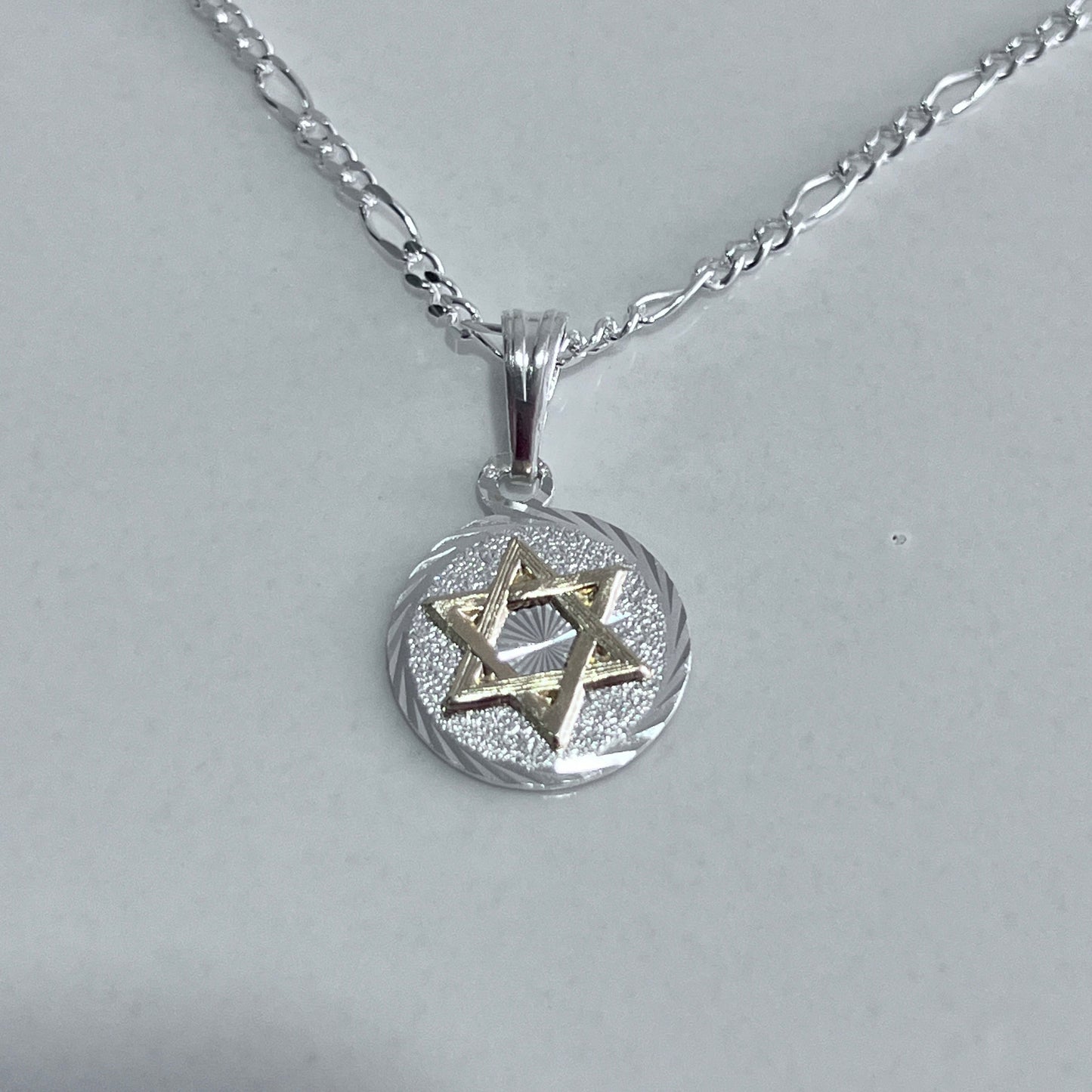 Collar Plata estrella de David