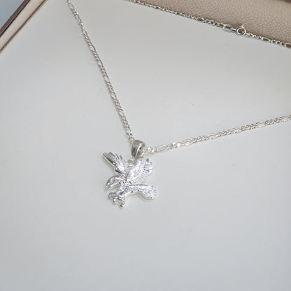 Collar Plata Aguila en Vuelo