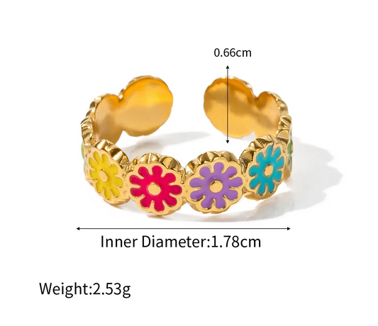 Anillo Floreado