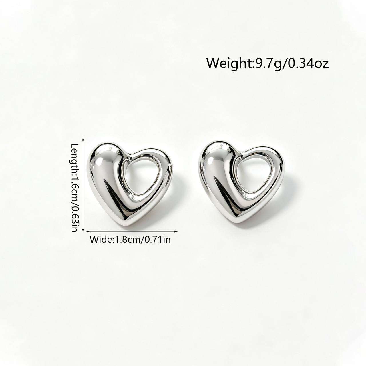 Aretes Plateados, foto 2